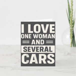 Carte J'aime une femme et plusieurs mari amoureux de voi