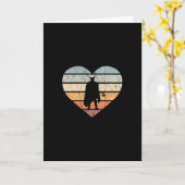 Carte J'Aime Viking Warrior Avec Ax (Fleur jaune)