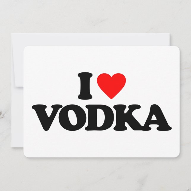 CARTE J'AIME VODKA (Devant)