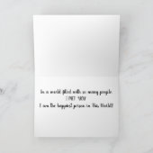 CARTE **J'AIME VOIR "VOUS" SOURIRE** AMOUR (Intérieur)