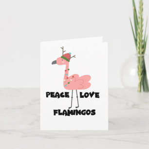 Carte J'Aime Vraiment Les Flamants roses, Les Flamants r