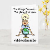 Carte J'aimerais me souvenir (Fleur jaune)