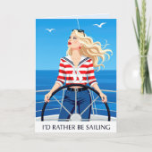 Carte J'aimerais mieux naviguer (Devant)