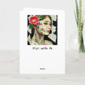 Carte J'aimerais que tu ne sois pas si loin (Dos)