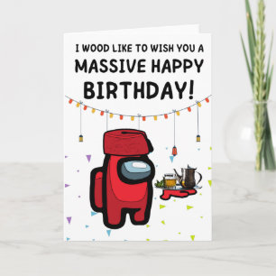 Carte j'aimerais vous souhaiter un joyeux anniversaire !