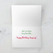 Carte J'allais t'envoyer un gâteau... (Intérieur)