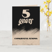 Carte Jalon anniversaire de l'employé personnalisé (Fleur jaune)