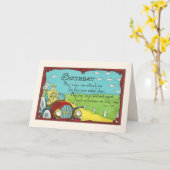 Carte Jalons d'anniversaire - Idéal pour les amateurs de (Fleur jaune)