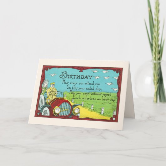 Carte Jalons d'anniversaire - Idéal pour les amateurs de (Devant)