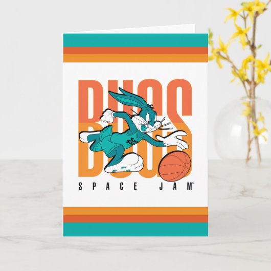 CARTE JAM SPACE : UN NOUVEAU LEGAC™ | BUNNY™ SPACE JAM™ (Fleur jaune)