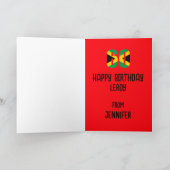 Carte Jamaican Happy 60th Birthday (Intérieur)