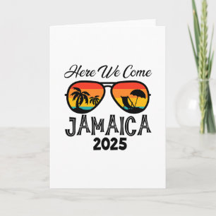 Carte Jamaïque 2025 Nous voilà T-shirt de rêve pour tout