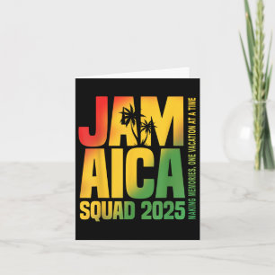 Carte Jamaïque Squad 2025 Voyage de fin d'études en fami