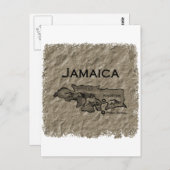 Carte Jamaïque (vintage) (Devant / Derrière)