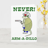 Carte Jamais Arm-A-Dillo (Fleur jaune)