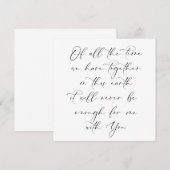 Carte Jamais assez de temps avec vous Anniversaire Maria (Devant / Derrière)