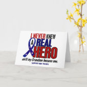 Carte Jamais Connu Un Petit-Fils Héros 2 (Soutenez Nos T (Fleur jaune)