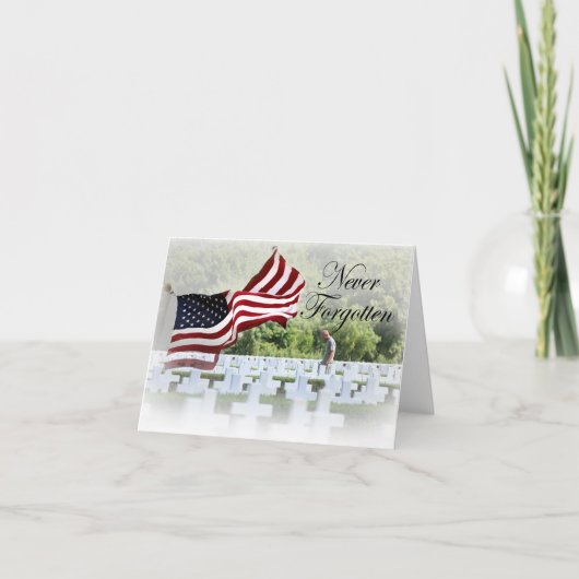 Carte Jamais Oublié - Souvenir (Devant)