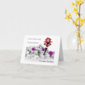 Carte Jamais seulement (Fleur jaune)