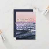 Carte James 5:15 KJV Bible Scripture Pic Greeting (Devant/Arrière en situation)