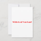 Carte James 5:15 KJV Bible Scripture Salutation (Dos)