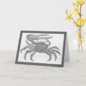 Carte James Johonnot - crabe de violoneur (Fleur jaune)
