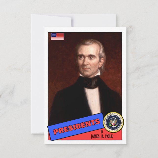 Carte James K. Polk de baseball (Devant)
