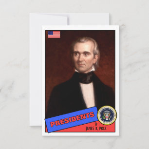 Carte James K. Polk de baseball