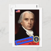 Carte James Madison Baseball (Devant / Derrière)