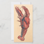 Carte James Sowerby Homard serbé (Devant)