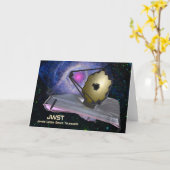 Carte James Webb Télescope spatial JWST (Fleur jaune)