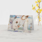 Carte James Whistler - Symphonie blanche, Trois filles (Fleur jaune)