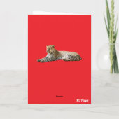 Carte Jammin' Leopard (Dos)
