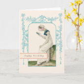 Carte Jane Austen (Fleur jaune)