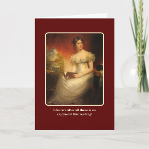 Carte Jane Austen sur les livres
