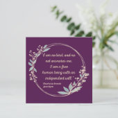 Carte Jane Eyre Citation II - Style mignon (Debout devant)