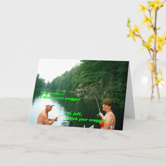 Carte Janet et jeff (Fleur jaune)