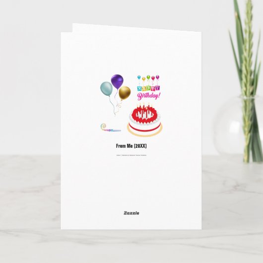 Carte Janitor Funny Anniversaire (Dos)