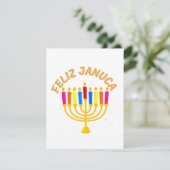 Carte Januca, Feliz Januca, Menorah, Masada, Janucia (Debout devant)