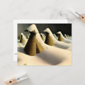 Carte Janvier, beaux-arts de Grant Wood (Devant/Arrière en situation)