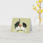 Carte Japanese Blacktail Bantams (Fleur jaune)