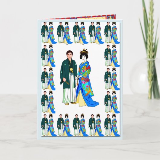 Carte Japanese couple (Devant)