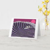 Carte japanese sunset surfing (Fleur jaune)