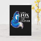 Carte Japon Neuf queue Kitsune Fox cadeau (Fleur jaune)