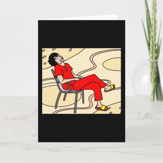 Carte Japonais Anime Manga toxicomane (Devant)