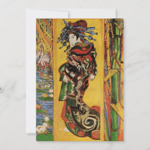Carte Japonais Courtesan Oiran par Vincent van Gogh