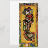 Carte Japonais Courtesan Oiran par Vincent van Gogh (Devant / Derrière)