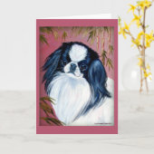 Carte japonaise Chin Greeting Cards (Fleur jaune)