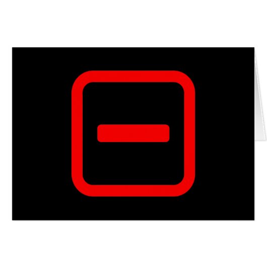 Carte Japonaise Numéro 一 (Devant horizontal)