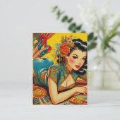 Carte japonaise vintage (Debout devant)